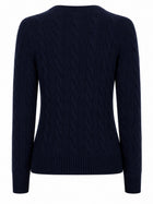 Polo Ralph Lauren Women's Cardigan Cable-Knit Blue, view 2