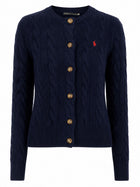 Polo Ralph Lauren Women's Cardigan Cable-Knit Blue