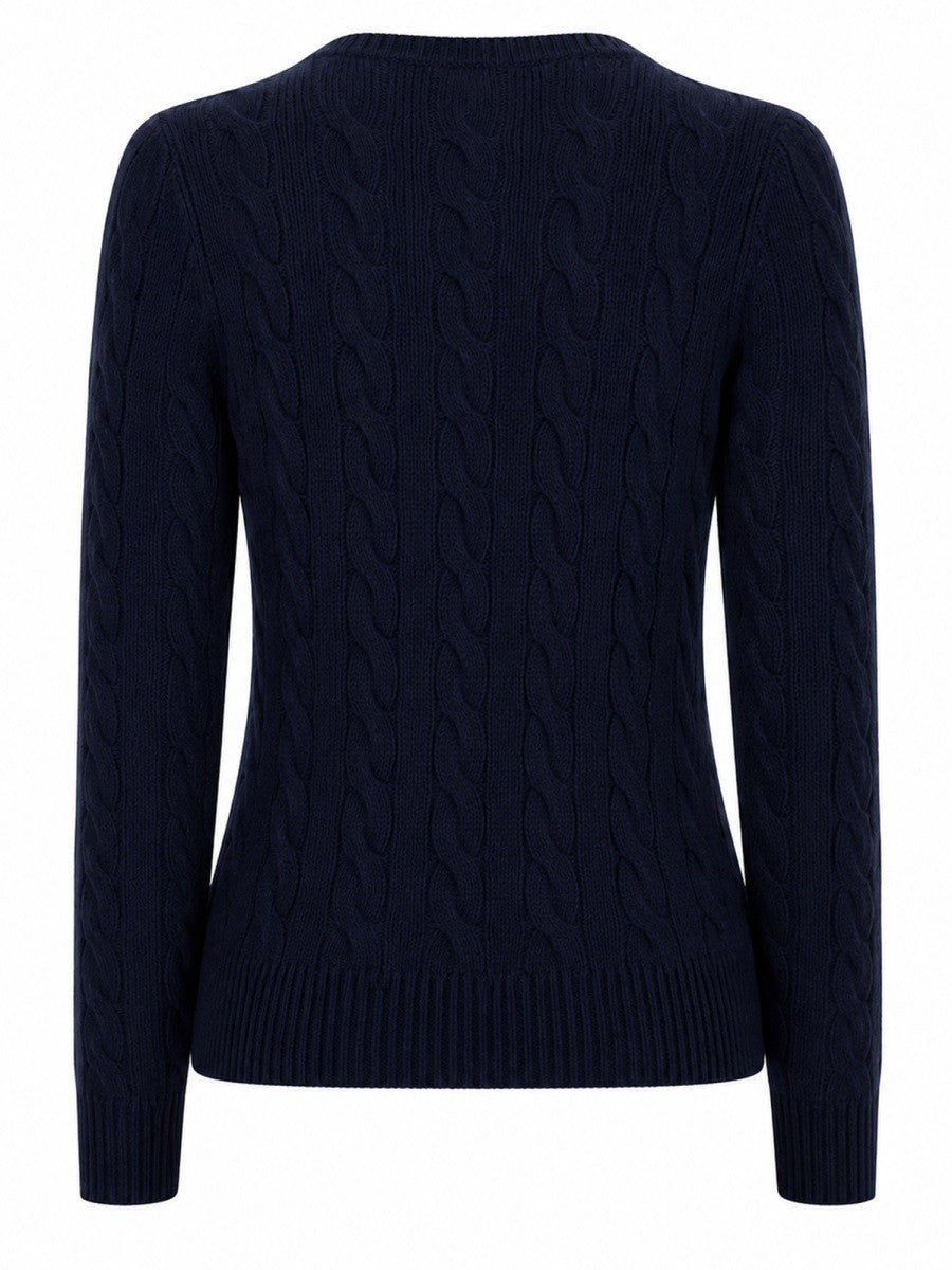 Polo Ralph Lauren Women's Cardigan Trecce Blue