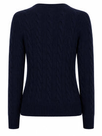 Polo Ralph Lauren Women's Cardigan Trecce Blue