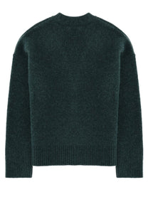 Ami Paris Men's Cardigan Ami De Coeur Green, view 2