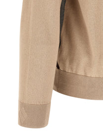 Ballantyne Cardigan Argyle Beige