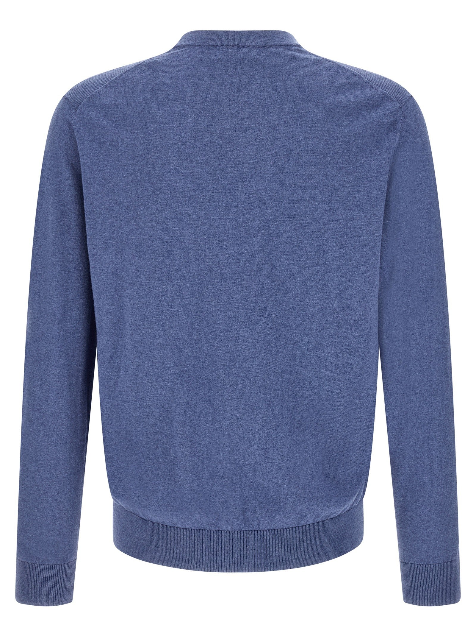 Ballantyne Cardigan Argyle Blue