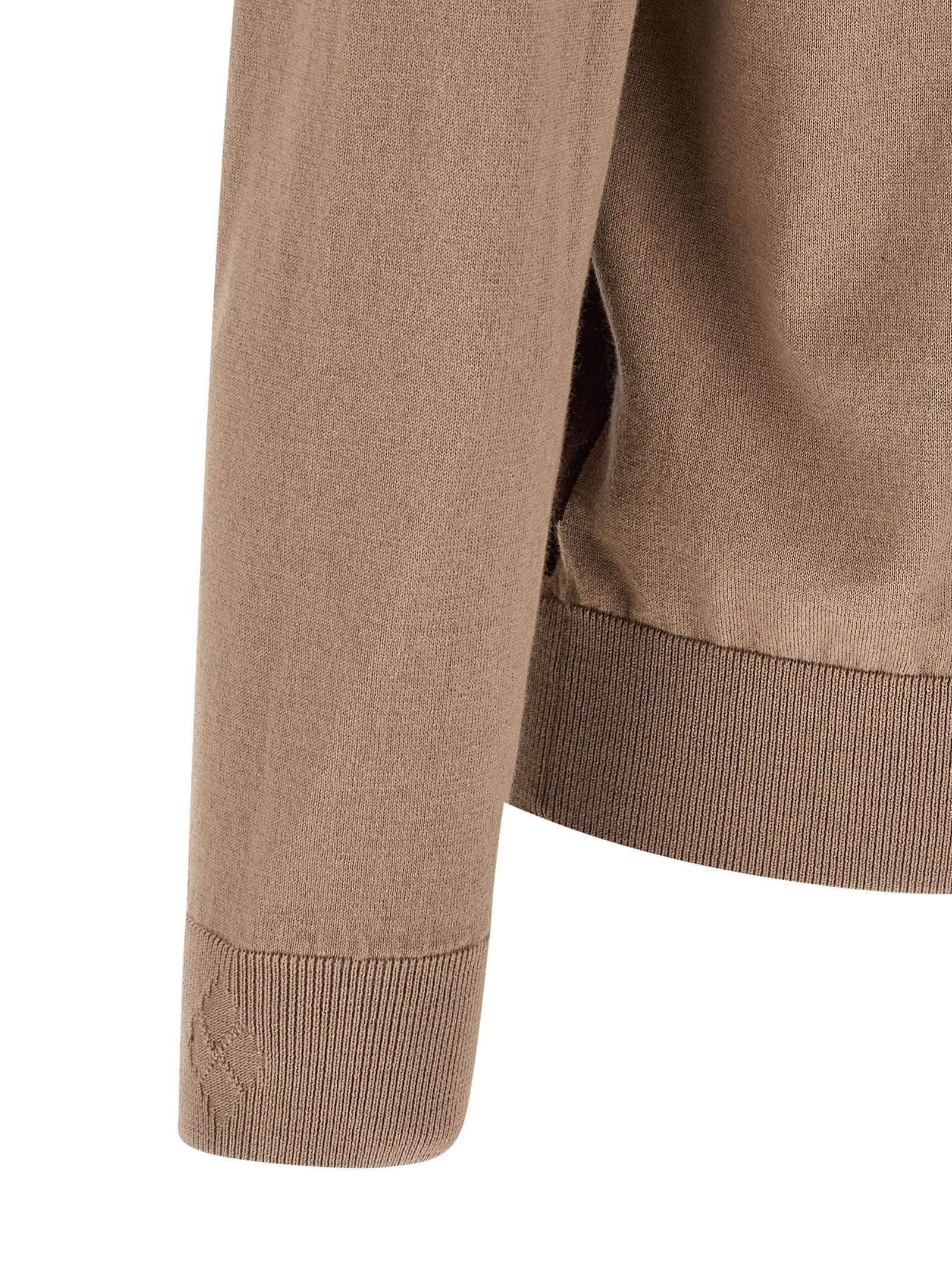Ballantyne Cardigan Argyle Brown