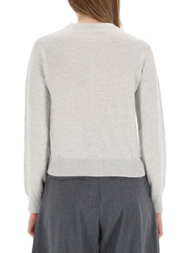 Maison Kitsuné Women's Cardigan Baby Fox Grey