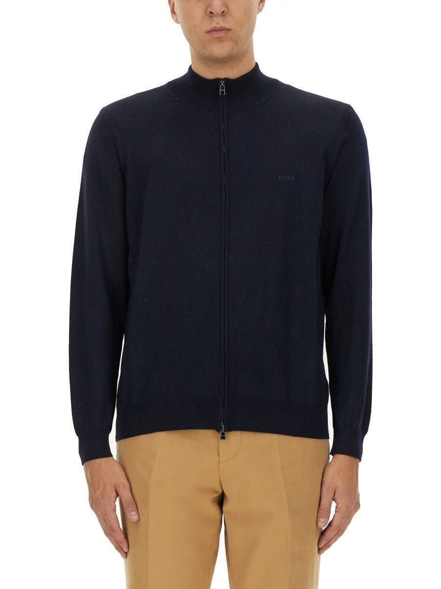 Boss Men's Cardigan Balonso Blue
