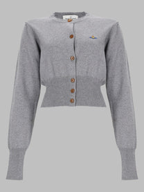 Vivienne Westwood Women's Cardigan Bea Cropped Grey