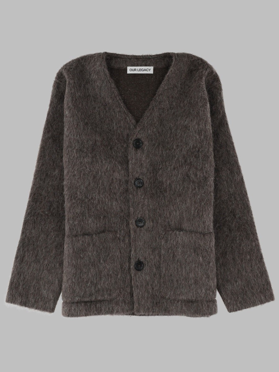 Our Legacy Men's Cardigan Con Bottoni Grey