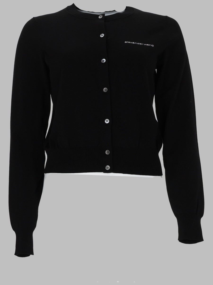 alexanderwang Women's Cardigan Con Black