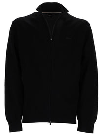 BOSS Men's Cardigan Con Black