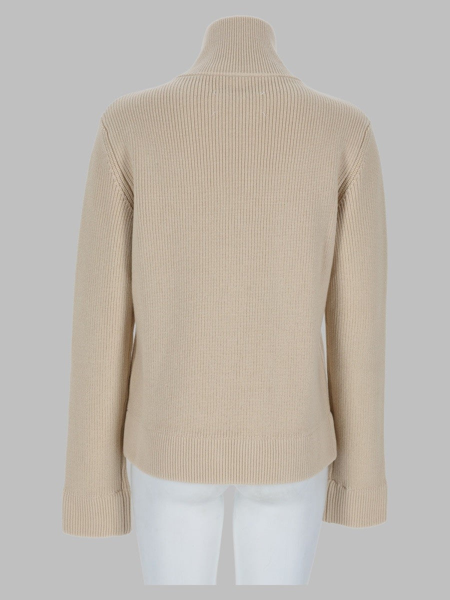 Maison Margiela Women's Cardigan Con Zip Multicolor