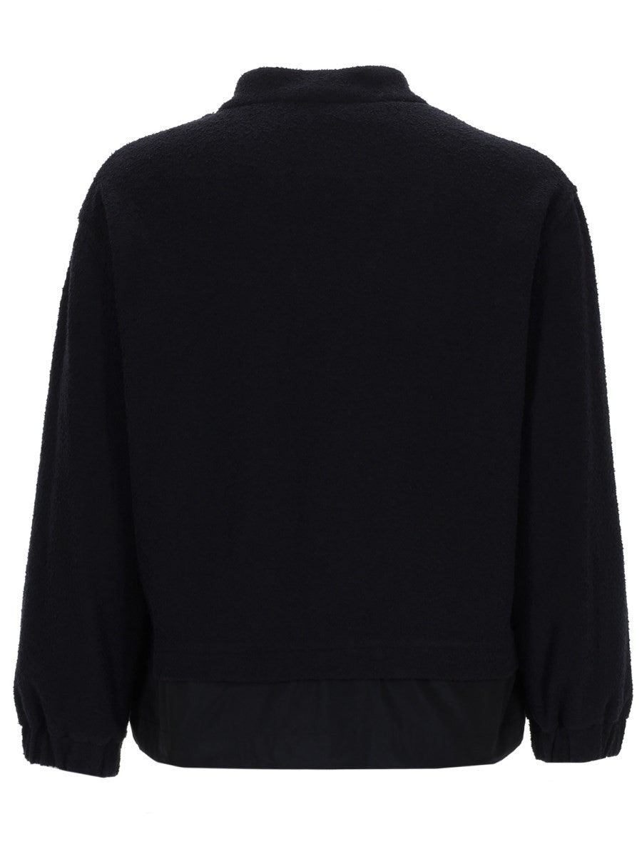 Moncler Women's Cardigan Con Zip Blue