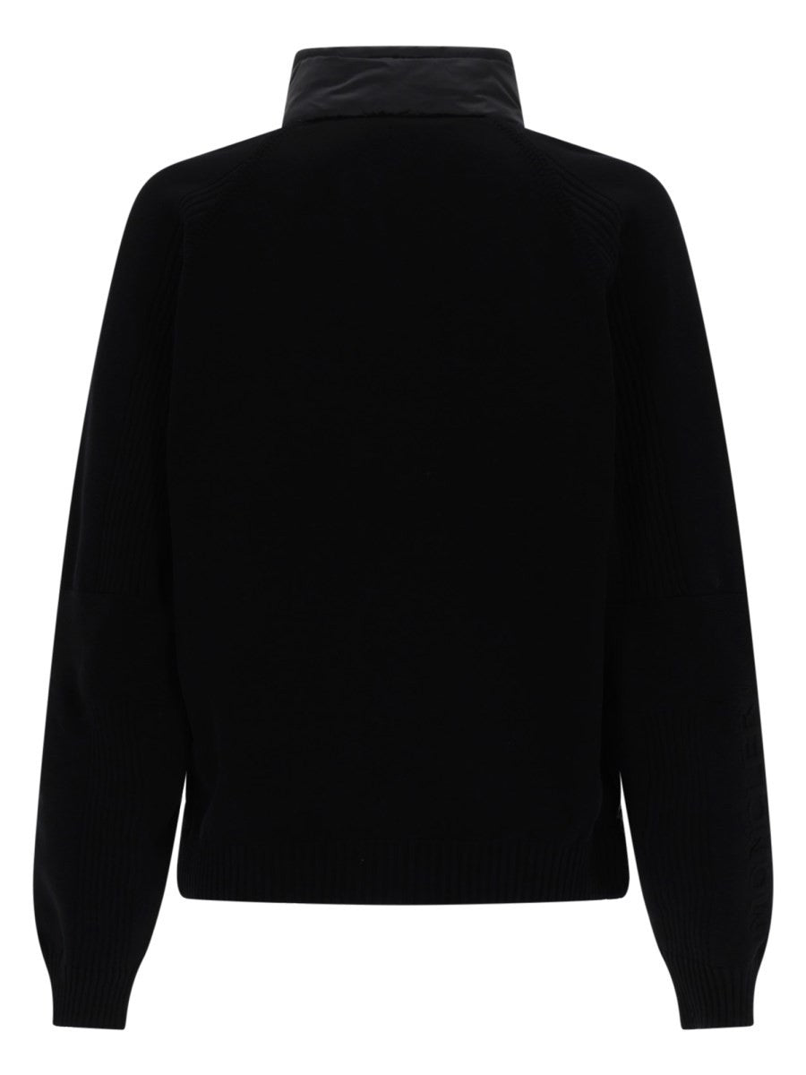 Moncler Grenoble Men's Cardigan Imbottito Black