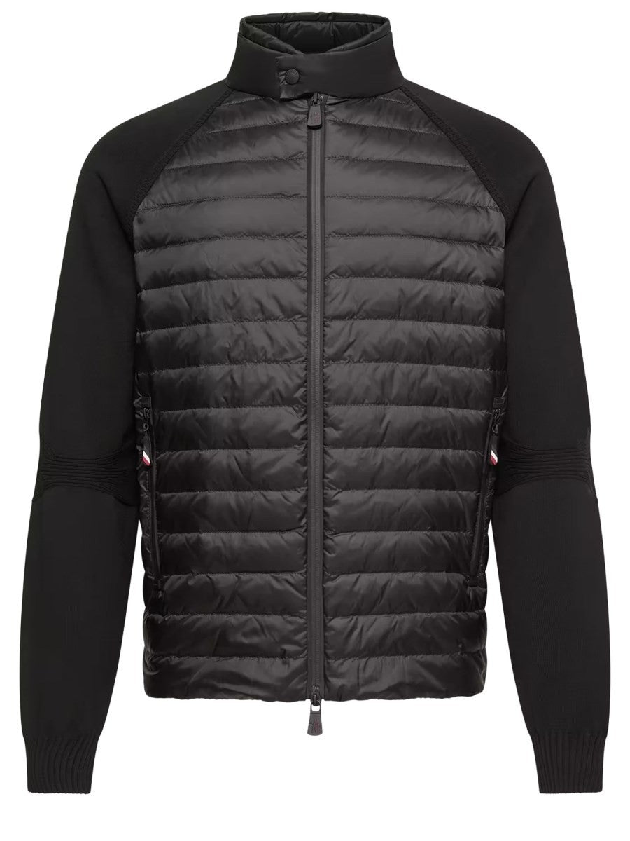 Moncler Grenoble Men's Cardigan Imbottito Black