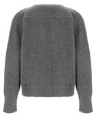 Bottega Veneta Women's Cardigan in Cashmere Grey, view 2