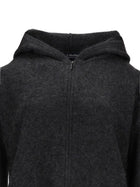 S MAX MARA Women's Cardigan in Filato Yak Grey, view 3