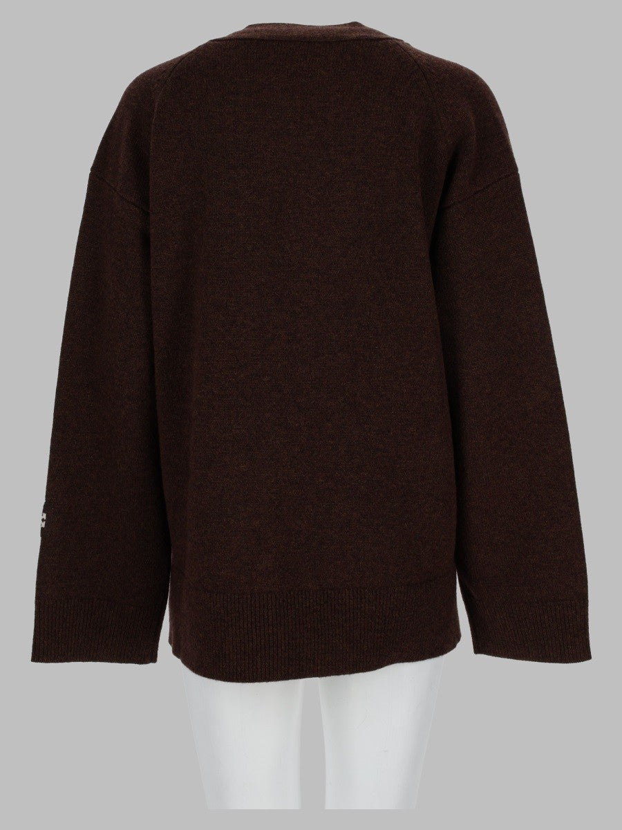 Tory Burch Women's Cardigan in Lana Con Brown