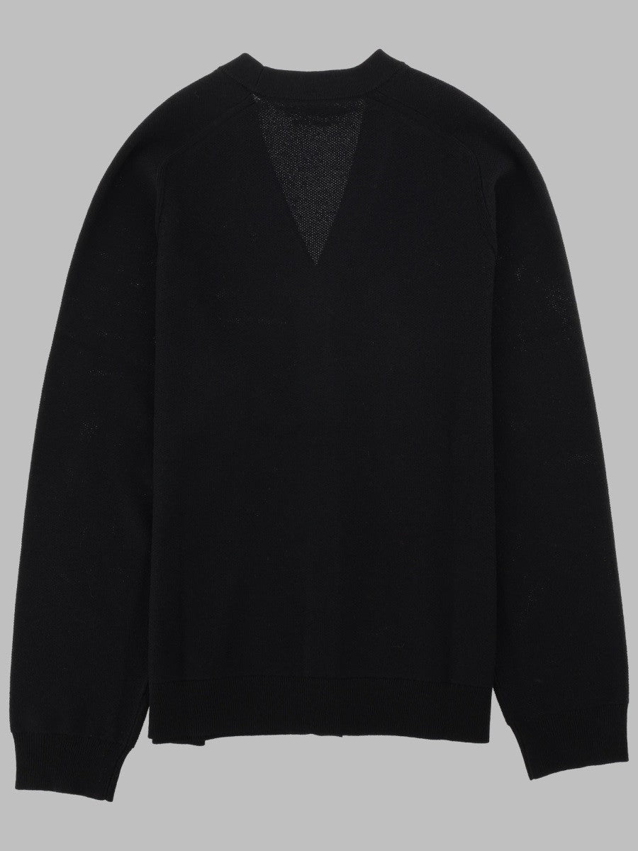 Paul Smith Men's Cardigan in Lana Merino Black