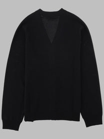 Paul Smith Men's Cardigan in Lana Merino Black