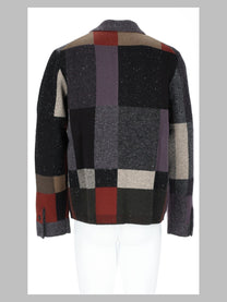 Ps By Paul Smith Men's Wool Cotton Blend Cardigan Multicolor, view 2
