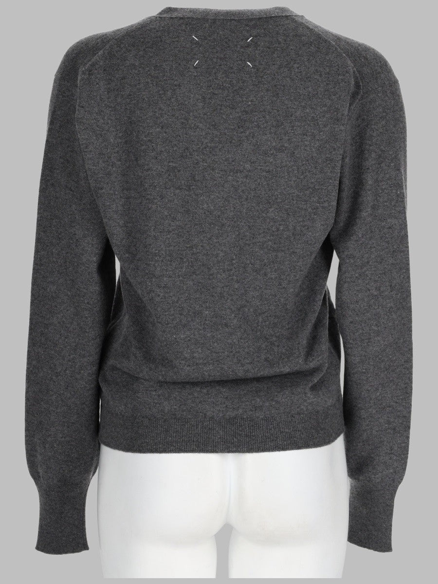 Maison Margiela Women's Cardigan in Lana Grey