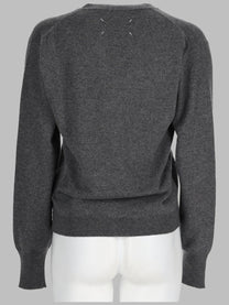 Maison Margiela Women's Cardigan in Lana Grey
