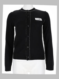 MM6 Maison Margiela Women's Cardigan in Lana Black