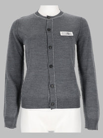 MM6 Maison Margiela Women's Cardigan in Lana Grey