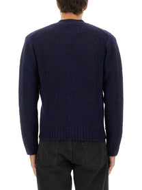 ASPESI Men's Cardigan in Maglia Blue