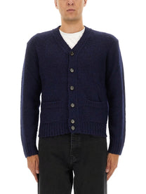 ASPESI Men's Cardigan in Maglia Blue