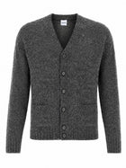 ASPESI Men's Knit Cardigan Grey