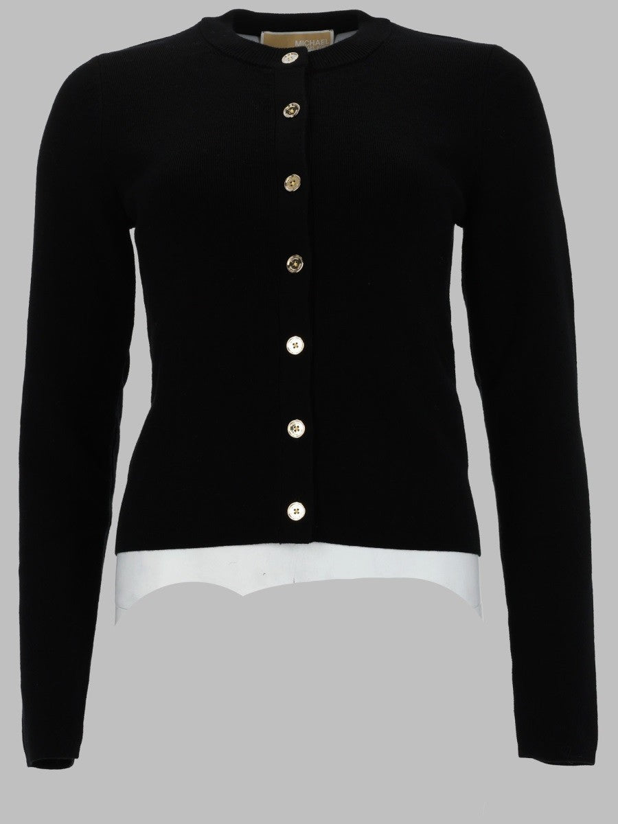 Michael Kors Women's Cardigan in Misto Lana Black