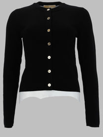 Michael Kors Women's Cardigan in Misto Lana Black
