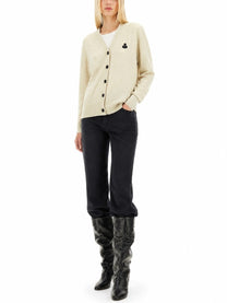 Isabel Marant Étoile Women's Cardigan Karin Con Beige