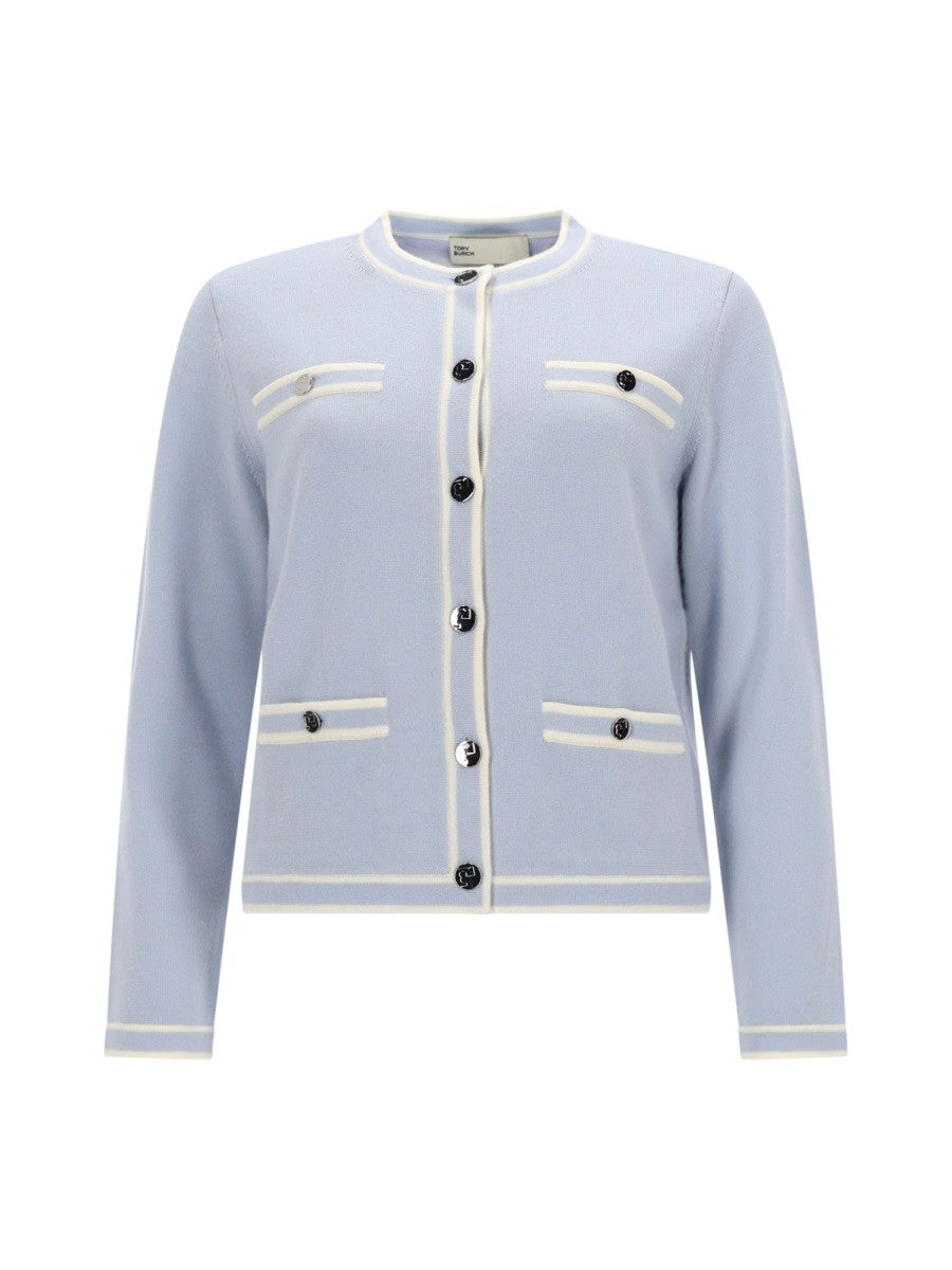 Tory Burch Women's Cardigan Kendra Blue