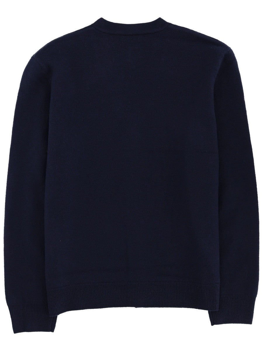 A.P.C Men's Cardigan Kenny Blue