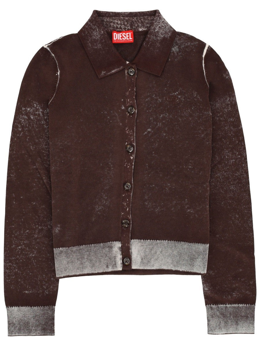 Diesel Women's Cardigan Loren Brown