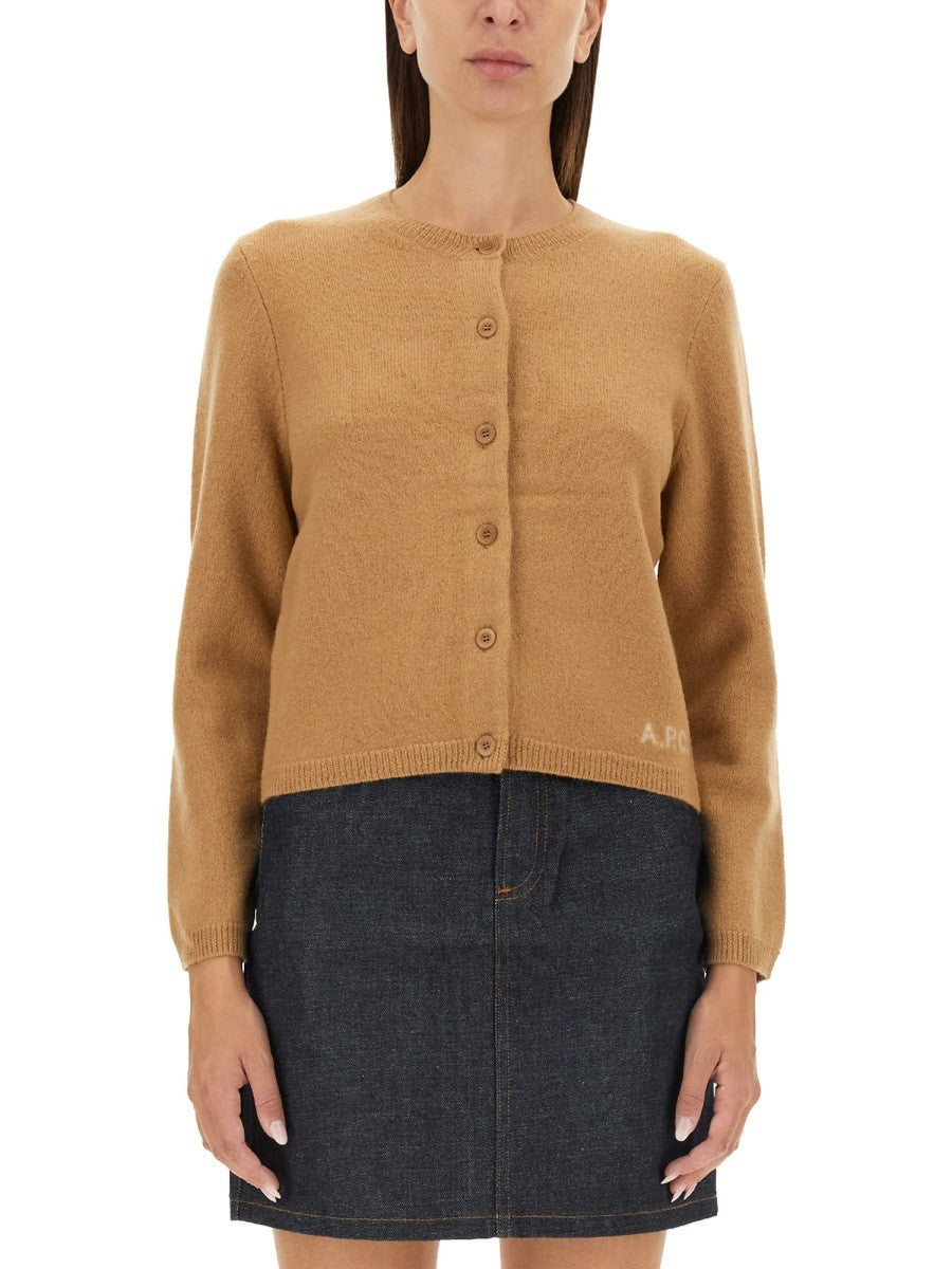 A.P.C Women's Cardigan Mila Beige