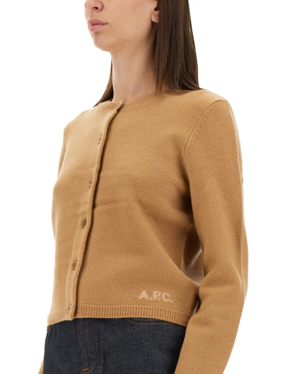A.P.C Women's Cardigan Mila Beige