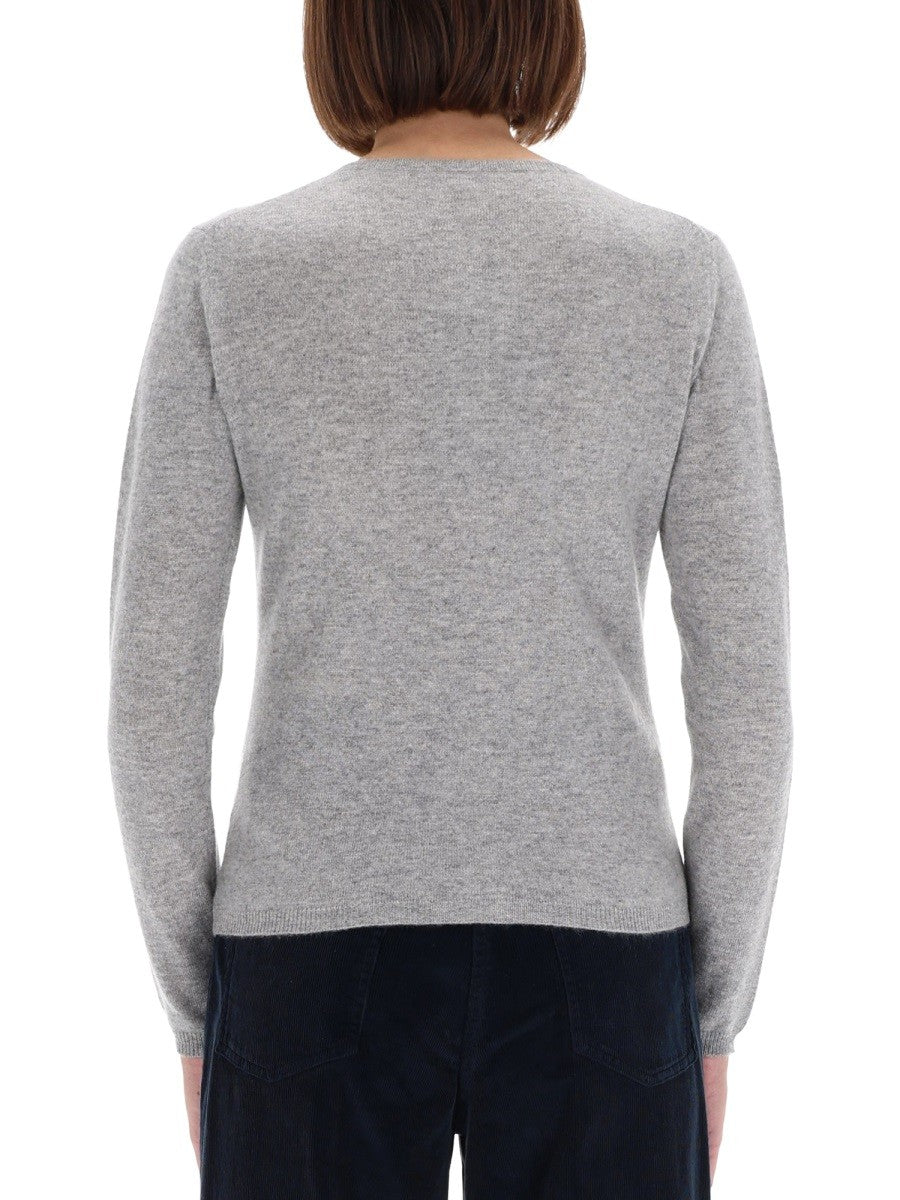 Aspesi Women's Cashmere Cardigan Grey Aspesi