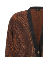 ETRO Cardigan Paisley Brown, view 3