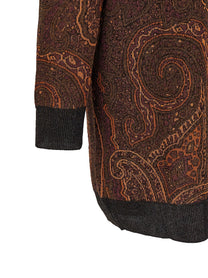 ETRO Cardigan Paisley Brown