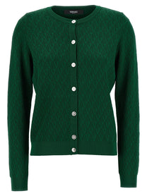 Versace Cardigan Pattern Green