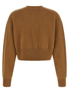 Elisabetta Franchi Cardigan Tricot Brown, view 2