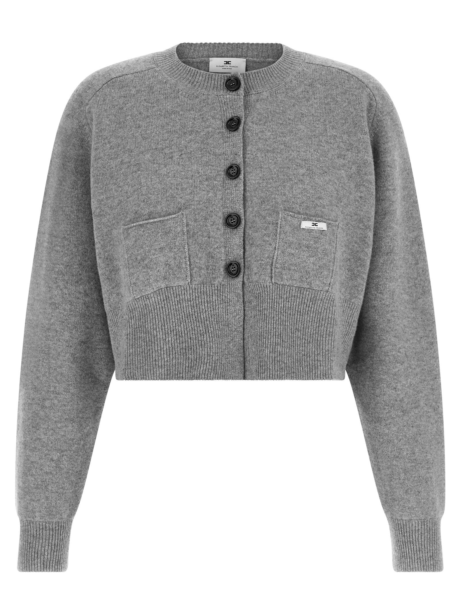 Elisabetta Franchi Cardigan Tricot Grey