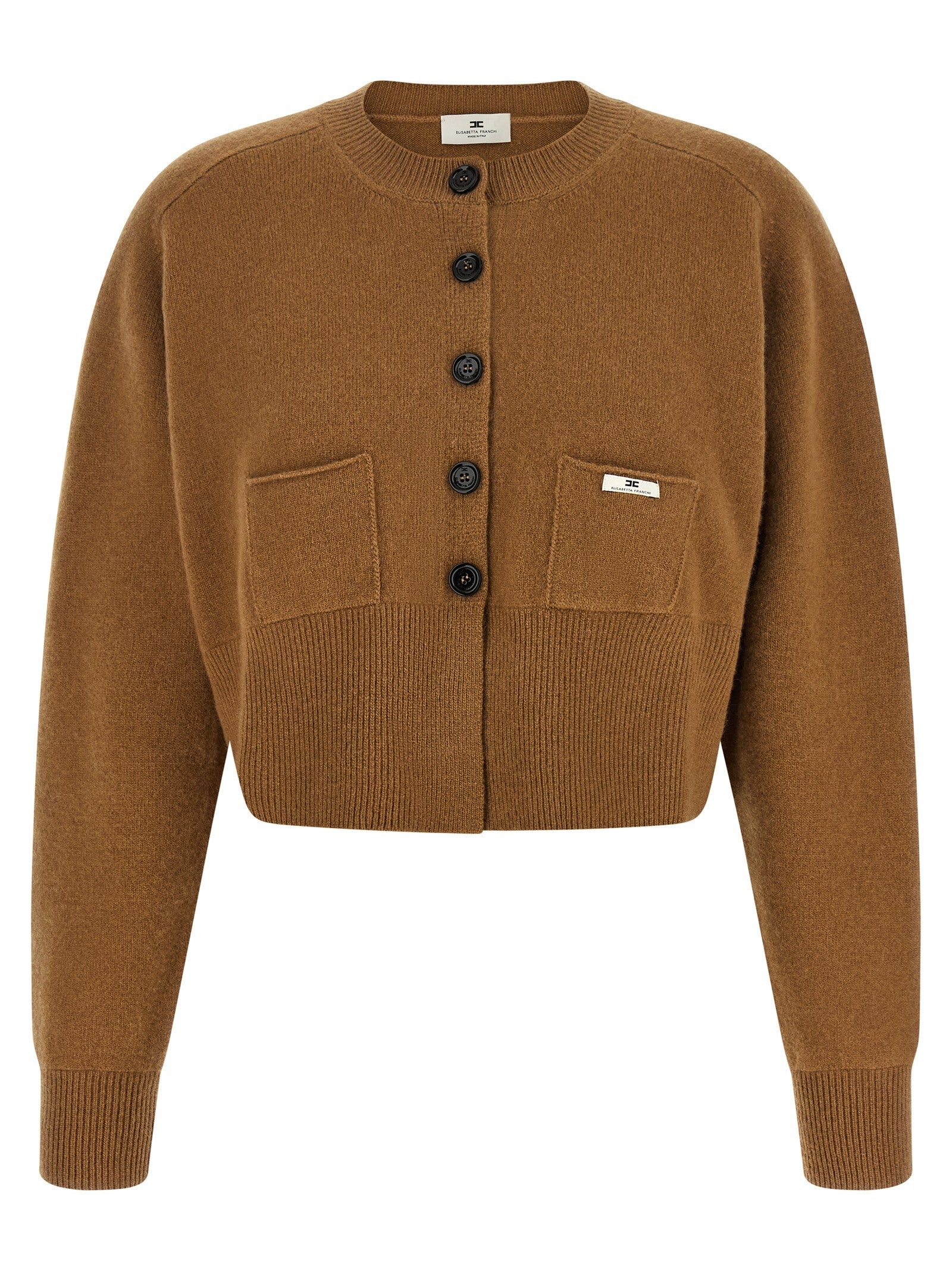 Elisabetta Franchi Cardigan Tricot Brown