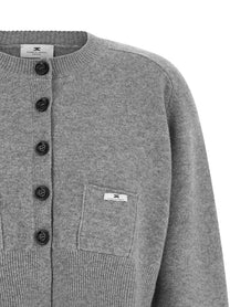 Elisabetta Franchi Cardigan Tricot Grey