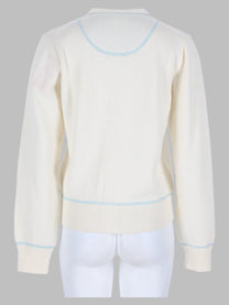 Kenzo Women's Cardigan Varsity White