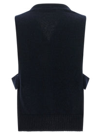 Miu Miu Cardigan Vest Blue, view 2