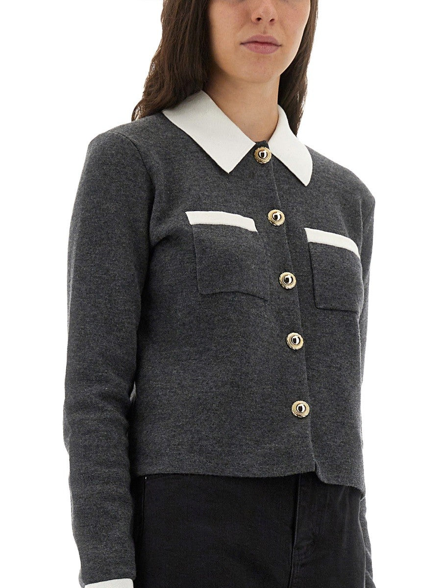 self-portrait Women's Cardigan Grey